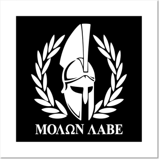 Mod.4 Molon Labe Greek Spartan Posters and Art